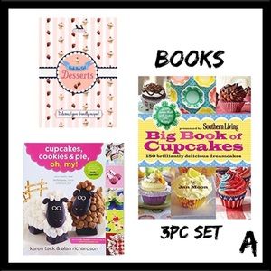 3Pc Crafts/Baking Book Set NWT Y